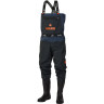 Полукомбинезон забродный NORFIN PILOT BOOTFOOT р.XLS с сапогами резина р.45 82231-45-XLS